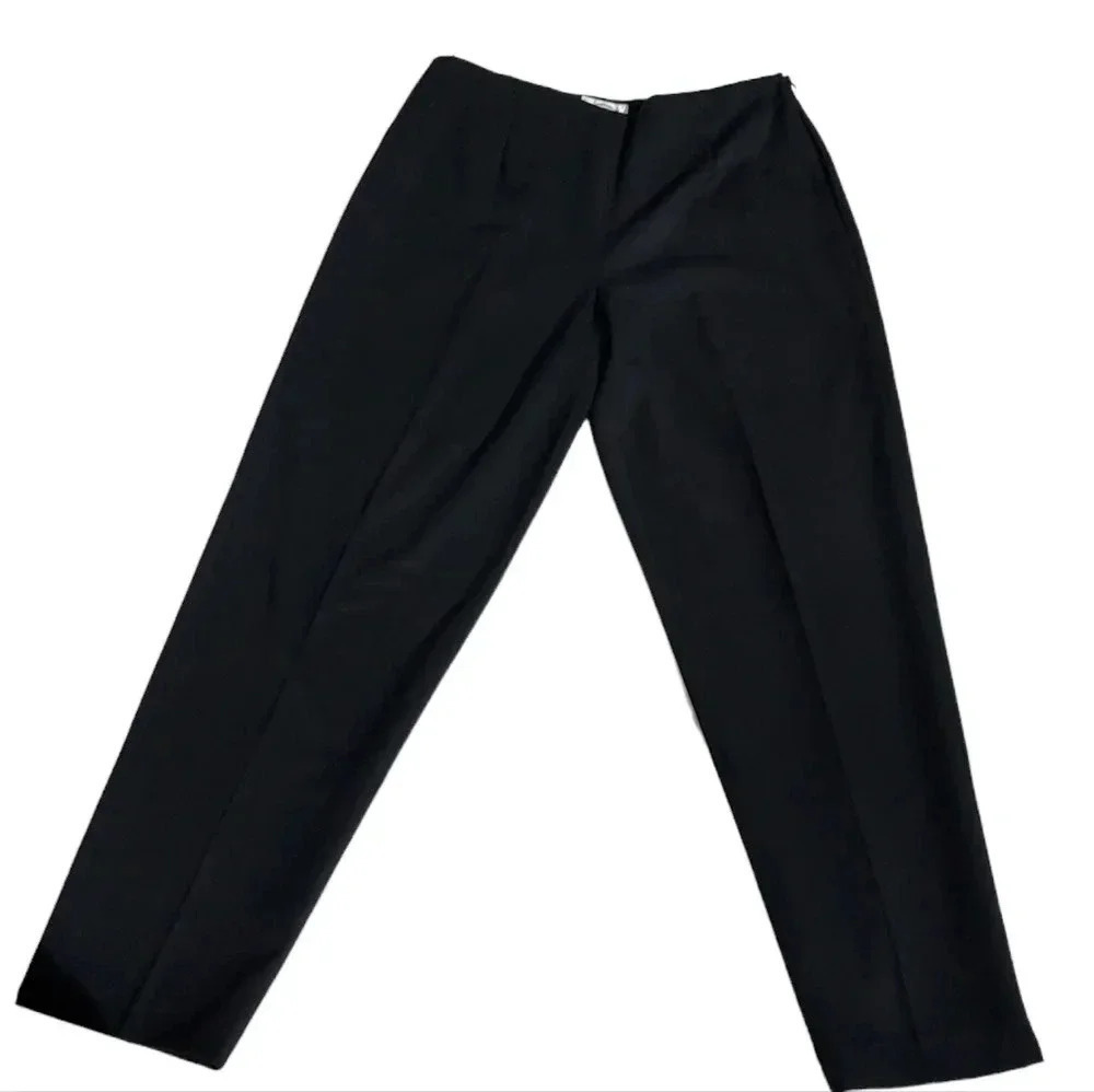 Talbots Stretch Black Pants for Women Size 12